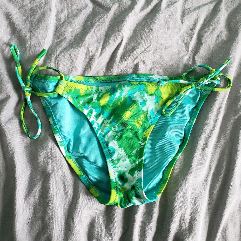 Tie Dye Bikini Swim Bottoms